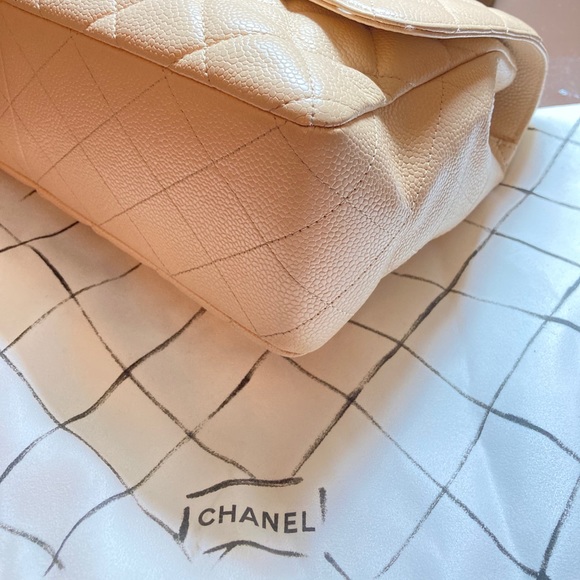 ✨SOLD✨Chanel Quilted Caviar Leather Single Flap - Picture 8 of 10